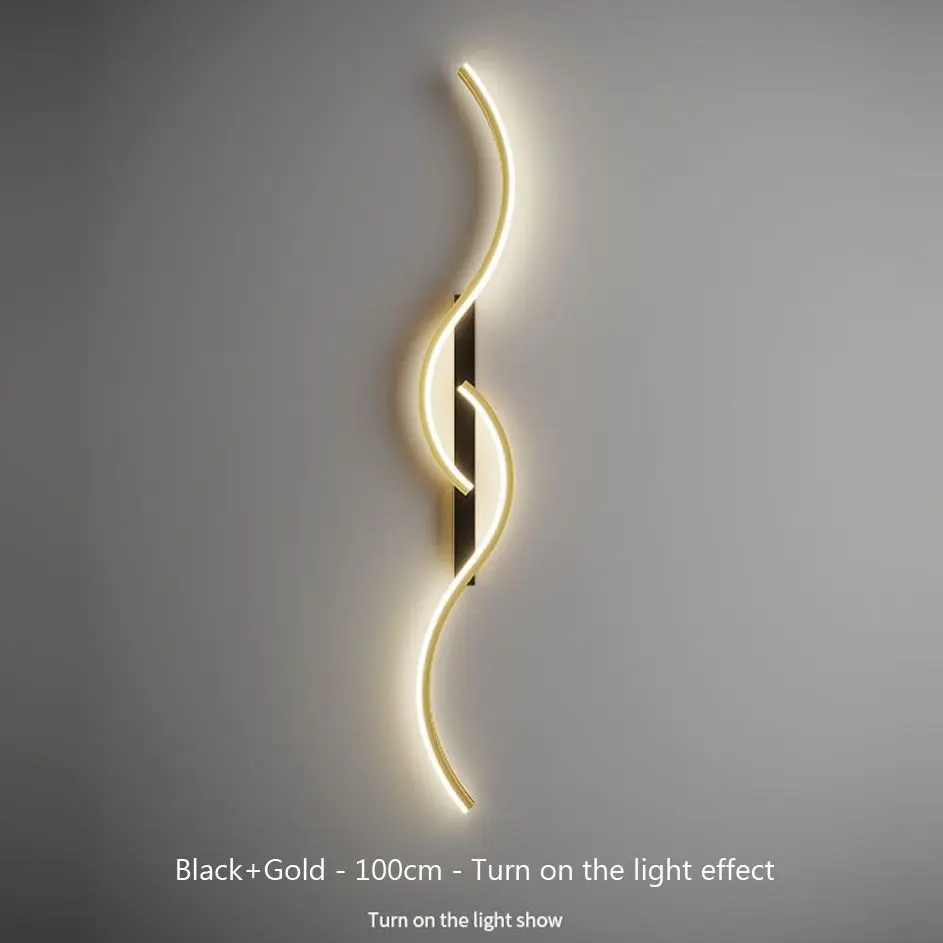 Nowoczesna lampa ścienna LED d – Interior Design Gold recenzja i cena