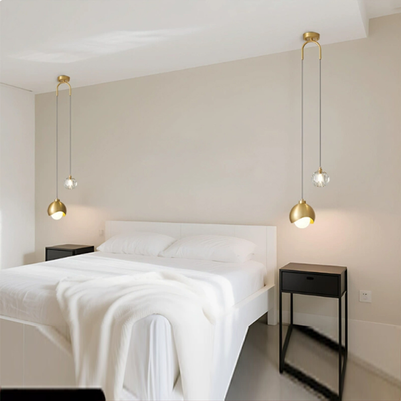 Lampa wisząca do sypialni, lam – Interior Design Gold recenzja i cena